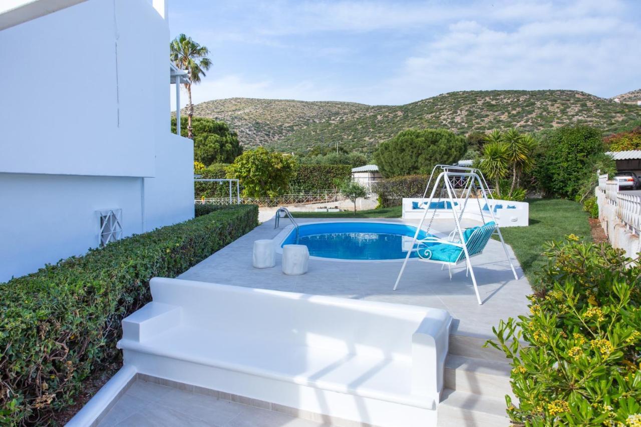 Sarwnisland Villa Lagonisi Buitenkant foto