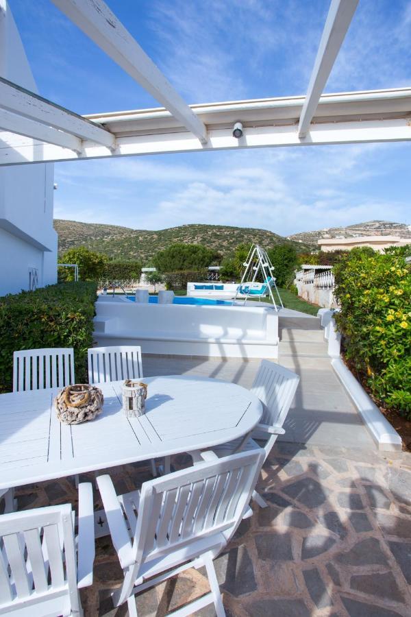 Sarwnisland Villa Lagonisi Buitenkant foto